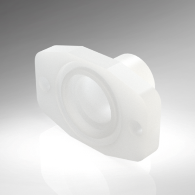 PTFE ドレインフランジの樹脂加工の製作・見積もり事例