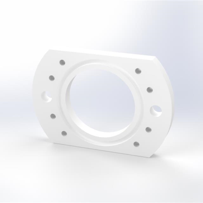 PTFE サブプレートの樹脂加工の製作・見積もり事例